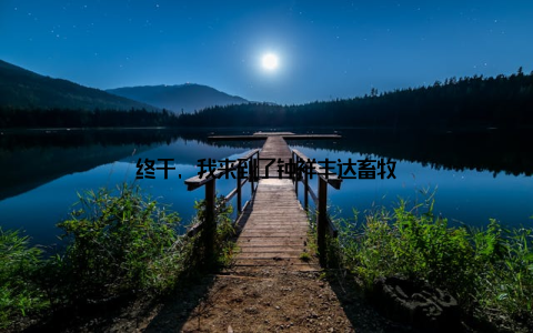 终于, 我来到了钟祥丰达畜牧