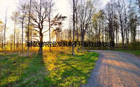 海陵区的农业发展离不开畜牧业的支撑