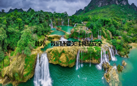 此外, 我们还要关注食品安全