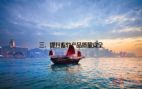 三、提升畜牧产品质量安全