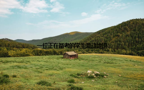 一位正在备考的学生激动地说