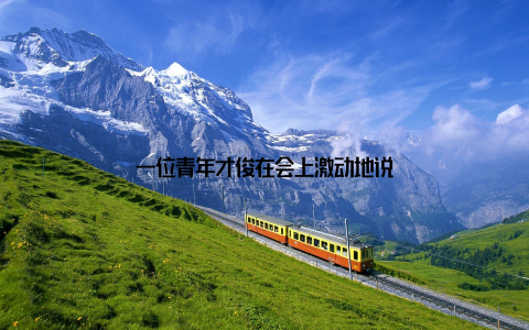 一位青年才俊在会上激动地说