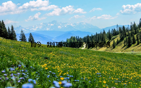 如今, 我们畜牧业迎来了新的机遇